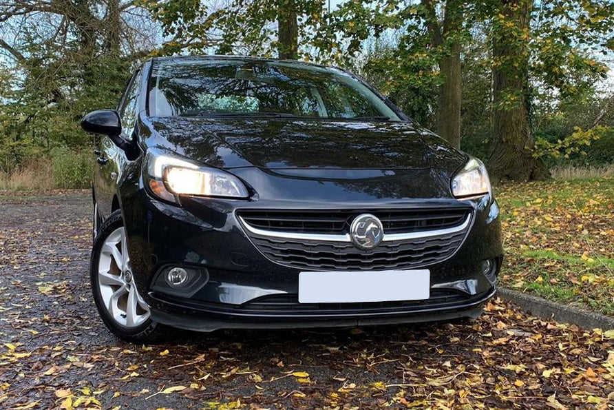 thumbnail image 2 of BWS Wind Deflectors For Vauxhall Corsa D/E 2006-2019 5-Door Hatchback – 4pc Dark Tinted Set With Clips & Tape 2 of 5