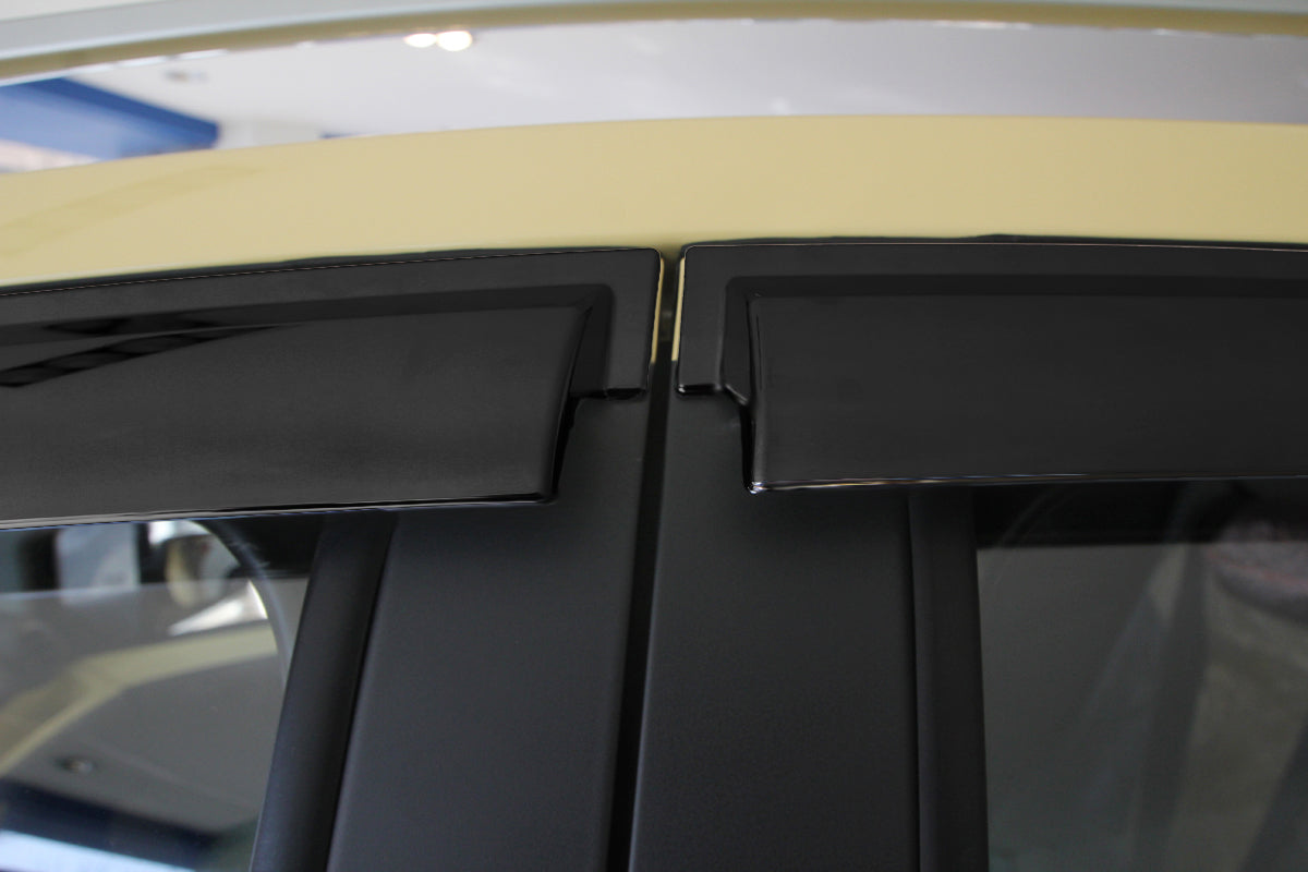 Auto Clover Wind Deflectors Set for Chevrolet Spark 2010 - 2015 (4 pieces)