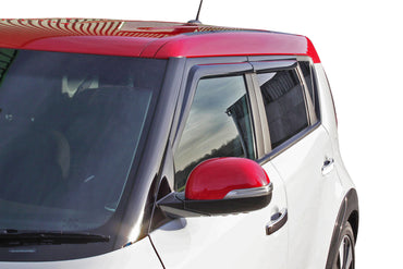 Auto Clover Wind Deflectors Set for Kia Soul 2014 - 2019 (4 pieces)