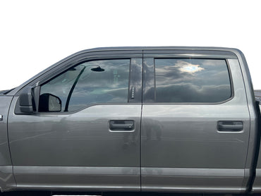 Auto Clover Wind Deflectors Set for Ford F150 2014+ Double Cab (4 pieces)