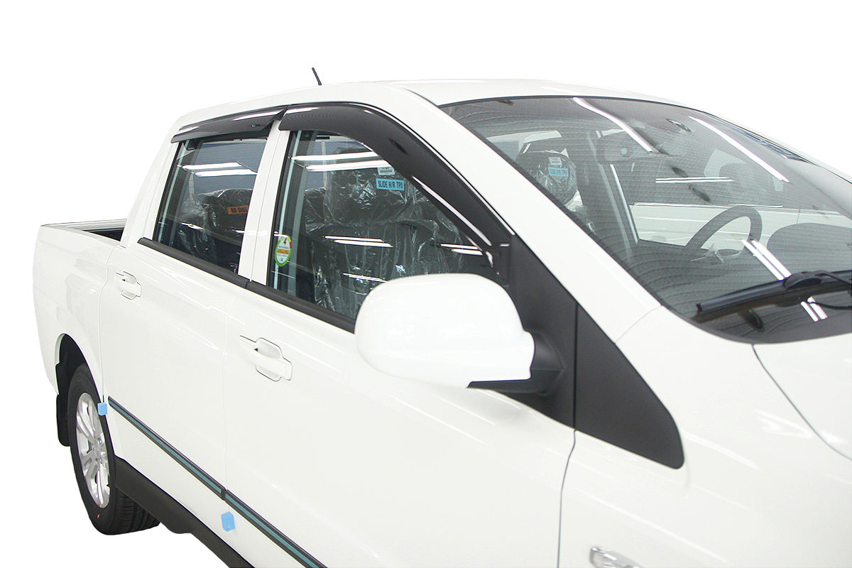 Auto Clover Wind Deflectors for Ssangyong Korando Sports / Musso 2013 - 2018