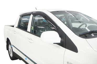 Auto Clover Wind Deflectors for Ssangyong Korando Sports / Musso 2013 - 2018