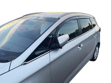 Auto Clover Wind Deflectors Set for Kia Carens 2013+ (4 pieces)