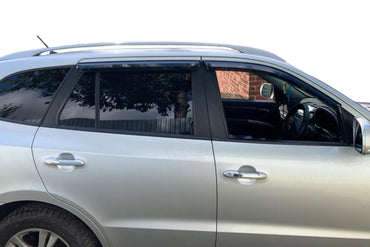 Auto Clover Wind Deflectors Set for Hyundai Santa Fe 2007 - 2012 (4 pieces)