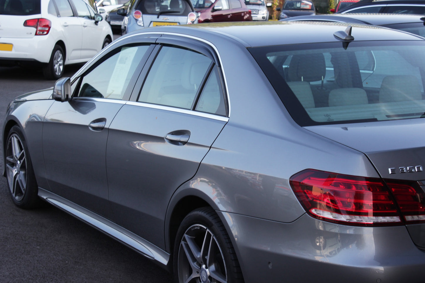 Auto Clover Wind Deflectors Set for Mercedes E Class Saloon W212 2009 - 2016 4pc
