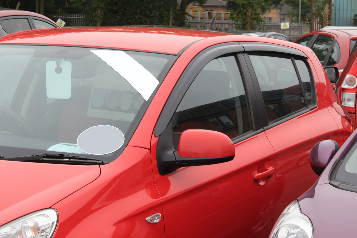 Auto Clover Wind Deflectors Set for Hyundai i20 2008 - 2014 (4 pieces)