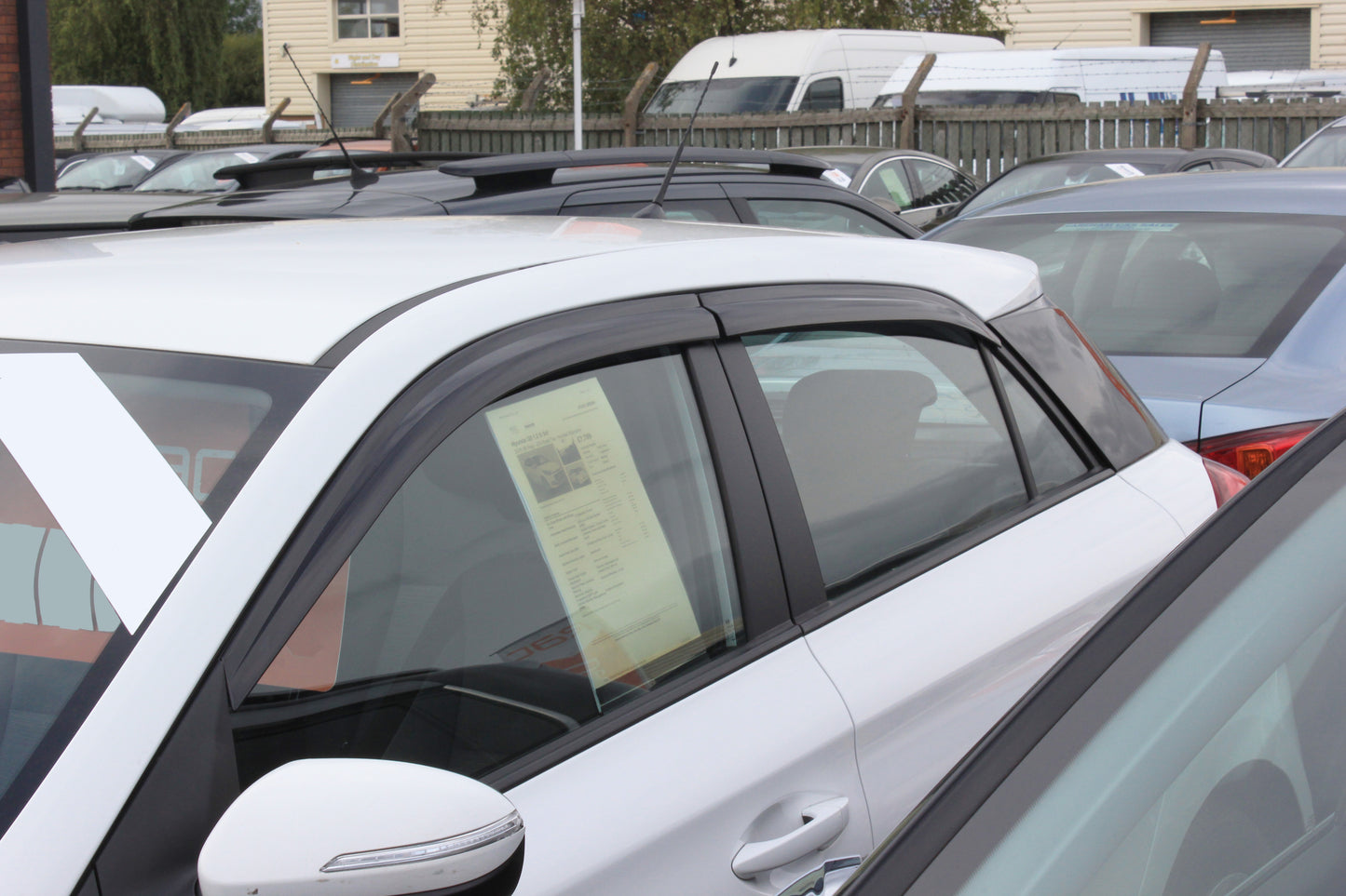 Auto Clover Wind Deflectors Set for Hyundai i20 2015 - 2019 (4 pieces)
