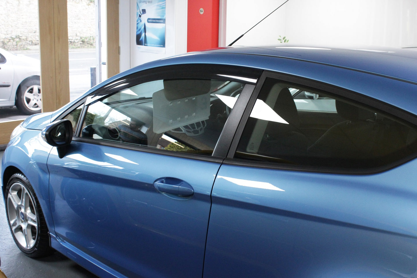 Auto Clover Wind Deflectors Set for Ford Fiesta MK7 2009 - 2017 3 Door (2 piece)