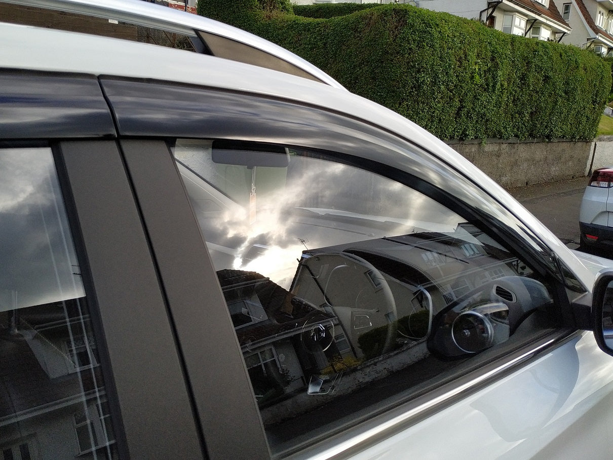 Auto Clover Wind Deflectors Set for MG ZS 2017 - 2024 (6 pieces)