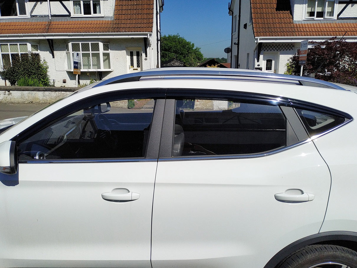 Auto Clover Wind Deflectors Set for MG ZS 2017 - 2024 (6 pieces)