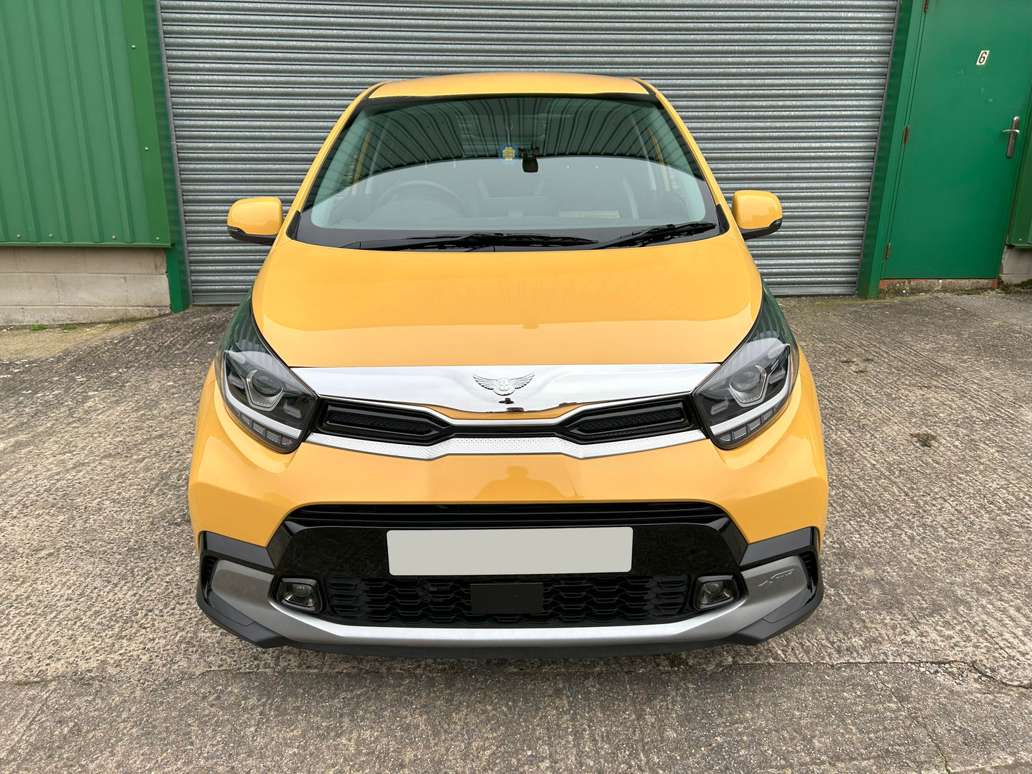 Auto Clover Chrome Bonnet Guard Protector for Kia Picanto 2017+