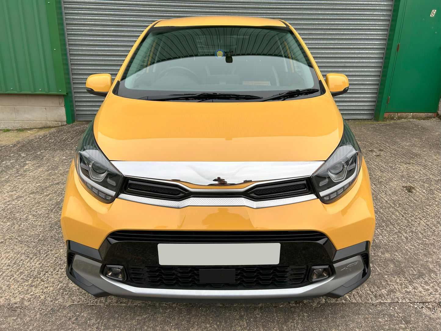 Auto Clover Chrome Bonnet Guard Protector for Kia Picanto 2017+