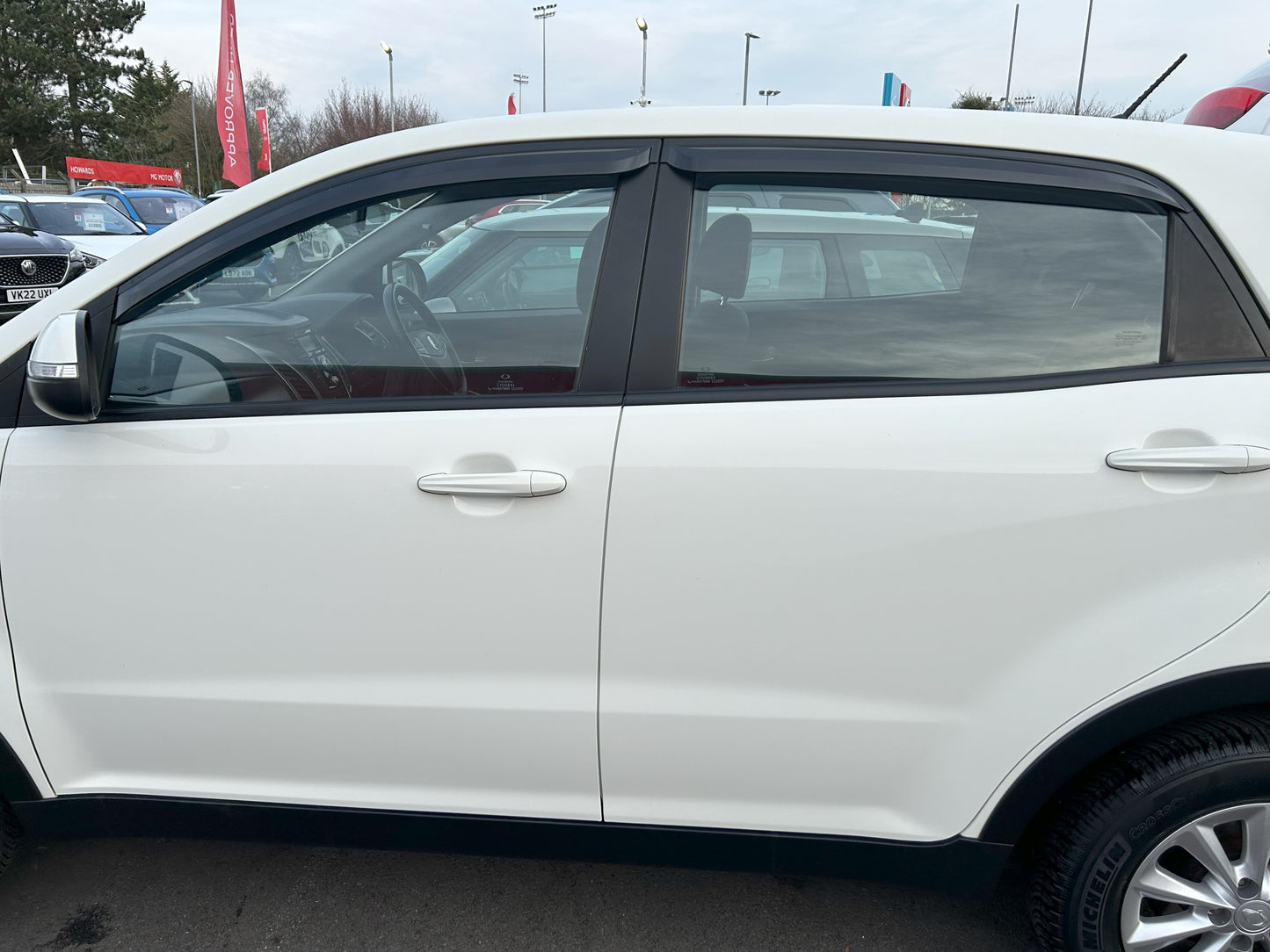 Auto Clover Wind Deflectors Set for Ssangyong Korando C 2011 - 2019 (4 pieces)