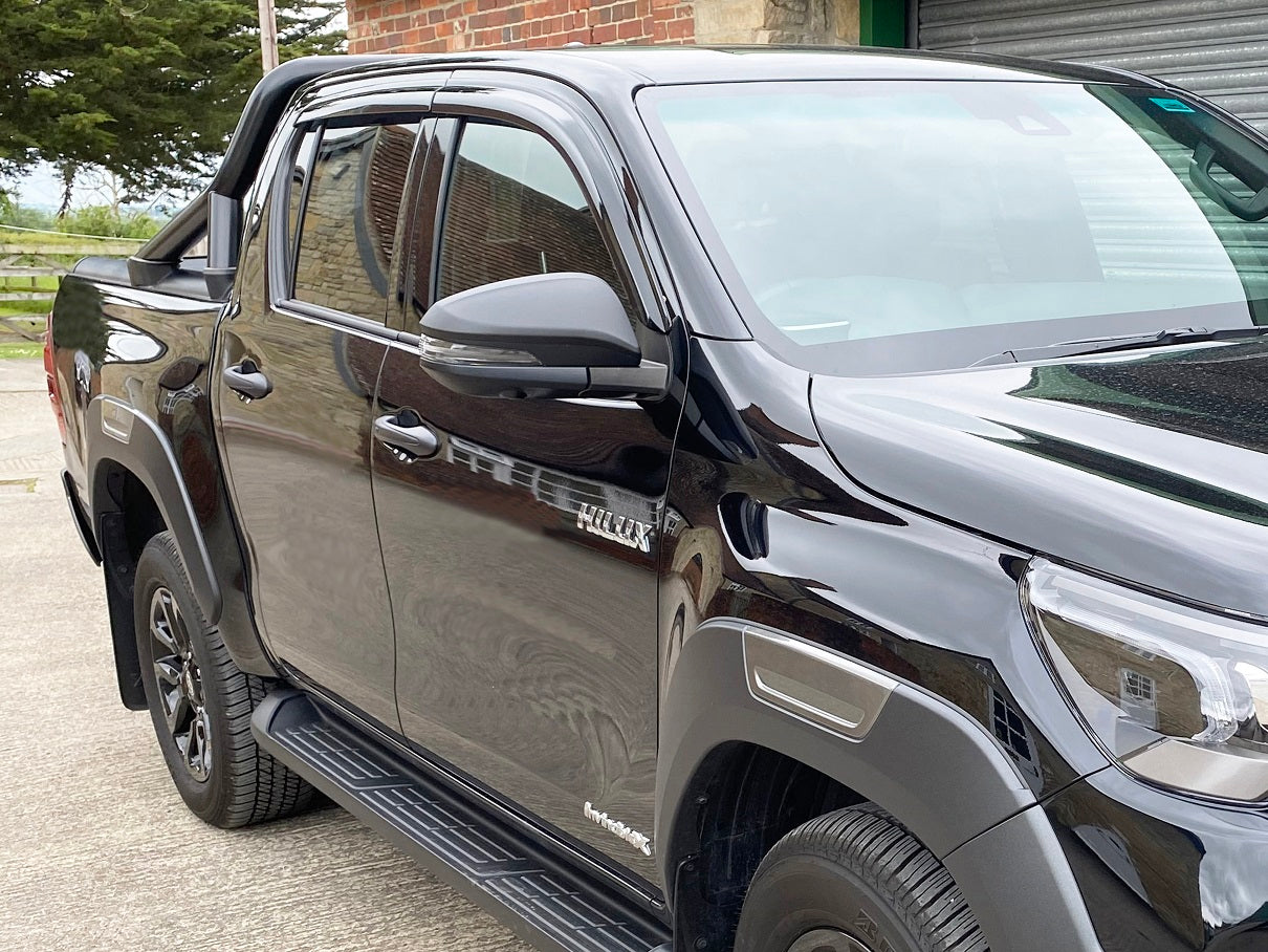 Auto Clover Wind Deflectors Set for Toyota Hilux 2016+ Double Cab (4 pieces)