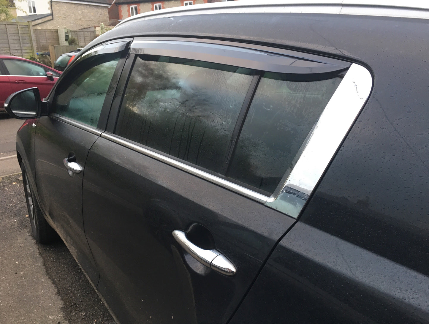 Auto Clover Wind Deflectors Set for Kia Sportage 2010 - 2015 (4 pieces)