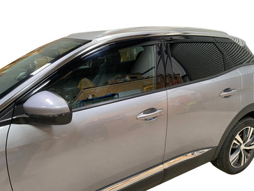 Auto Clover Wind Deflectors Set for Peugeot 3008 2016 - 2024 (6 pieces)