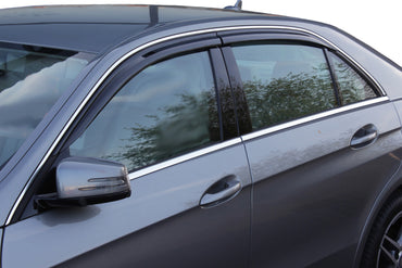 Auto Clover Wind Deflectors Set for Mercedes E Class Saloon W212 2009 - 2016 4pc