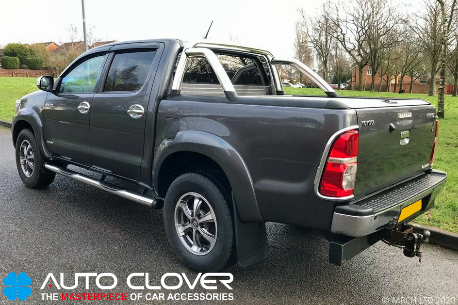 Auto Clover Wind Deflectors Set for Toyota Hilux 2005 - 2015 (4 pieces)