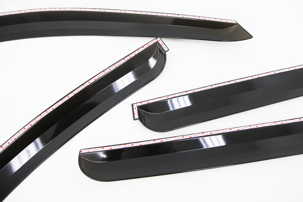 Auto Clover Wind Deflectors Set for Kia Rio 2010 - 2011 (4 pieces)
