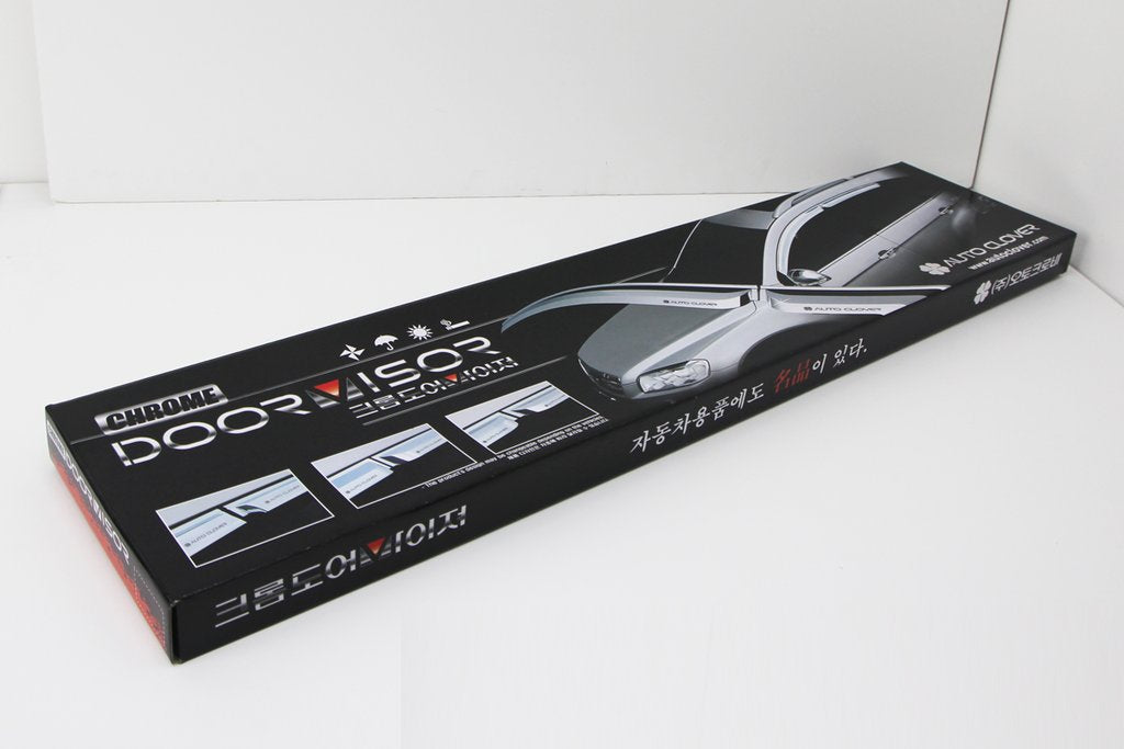 Auto Clover Chrome Wind Deflectors Set for Vauxhall / Opel Vivaro MK2 2015 - 19