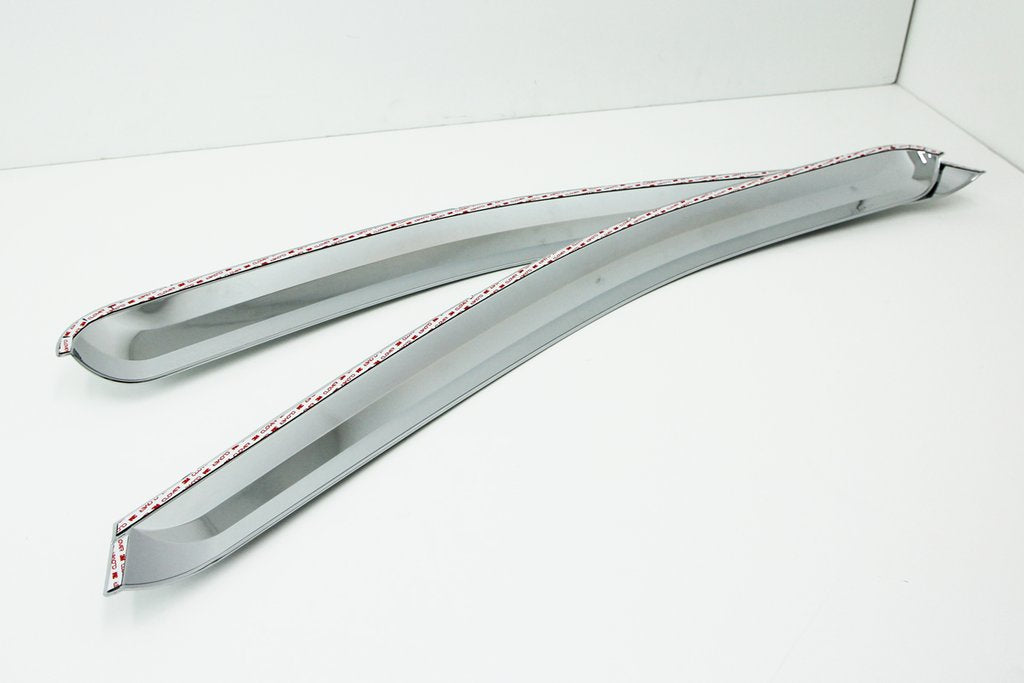 Auto Clover Chrome Wind Deflectors Set for Vauxhall / Opel Vivaro MK2 2015 - 19