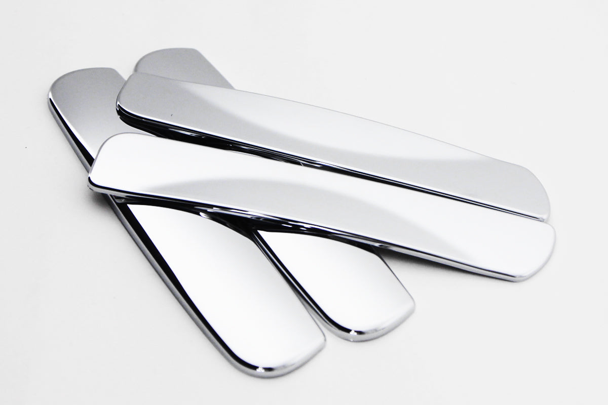 Auto Clover Chrome Door Handle Covers Trim Set for Chevrolet Spark 2010 - 2015