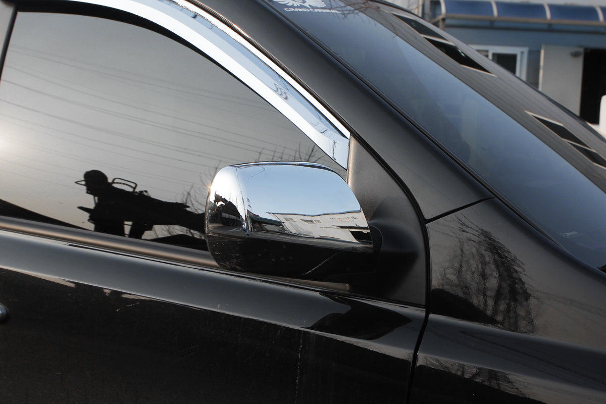 Auto Clover Chrome Wing Mirror Cover Trim Set for Kia Sedona 2006 - 2014