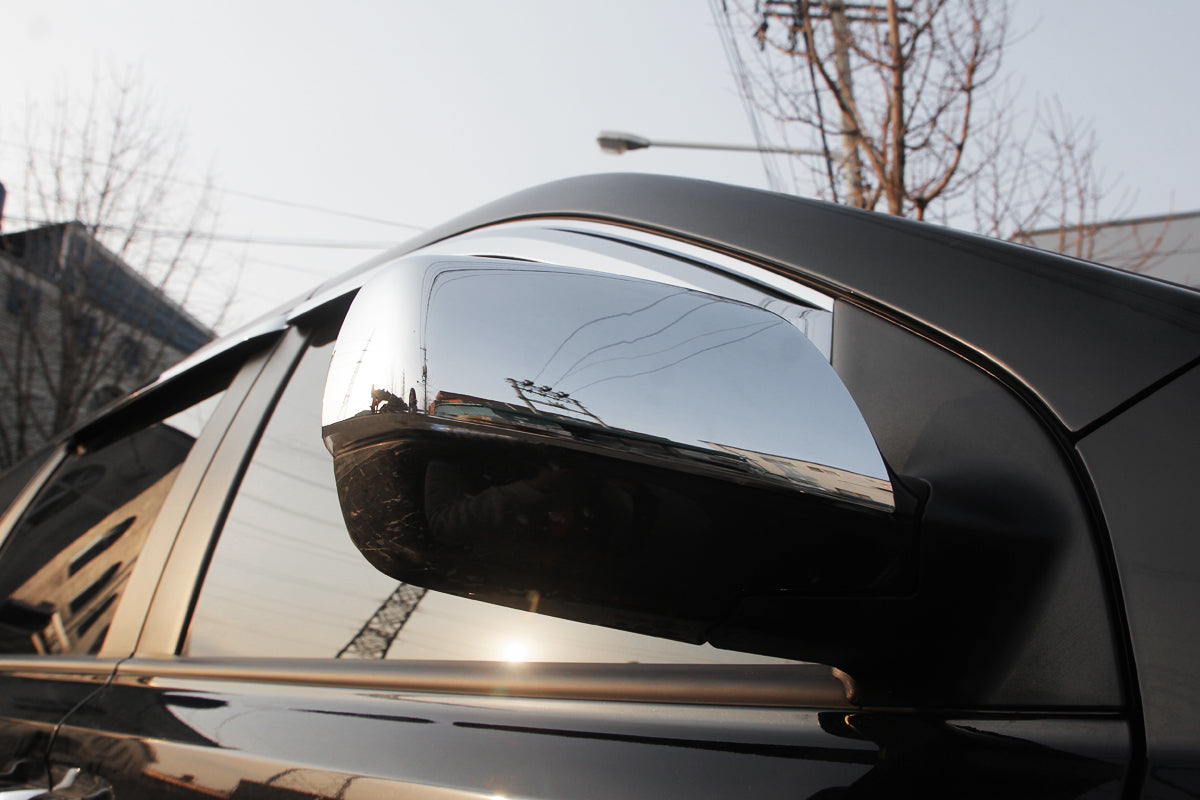 Auto Clover Chrome Wing Mirror Cover Trim Set for Kia Sedona 2006 - 2014