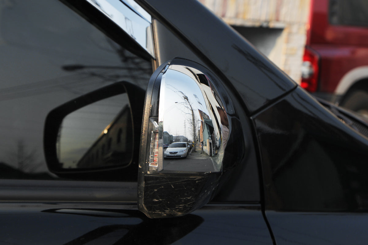 Auto Clover Chrome Wing Mirror Cover Trim Set for Kia Sedona 2006 - 2014