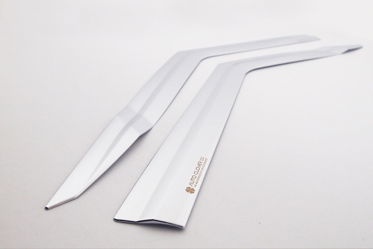 Auto Clover Chrome Wind Deflectors Set for Kia Soul 2020+ (6 pieces)