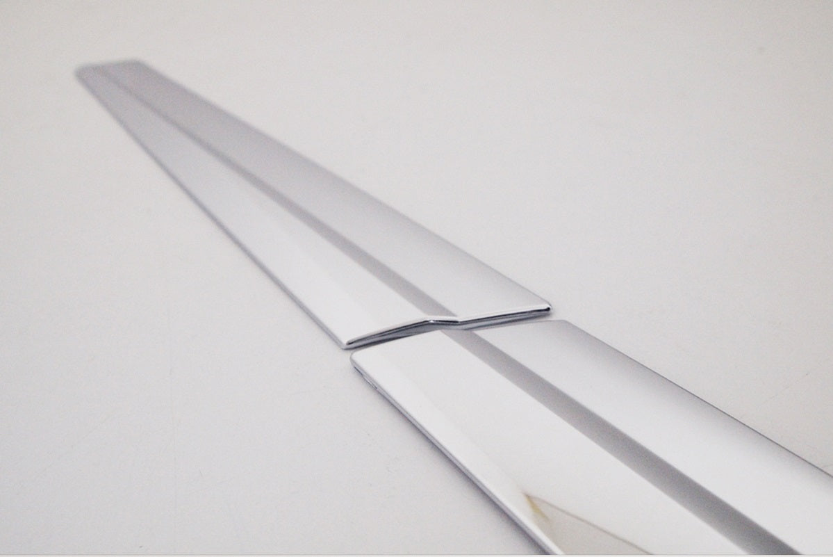 Auto Clover Chrome Wind Deflectors Set for Kia Soul 2020+ (6 pieces)