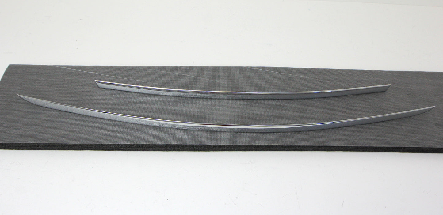 Auto Clover Chrome Boot Trunk Trim Set for Audi A6 2011 - 2018