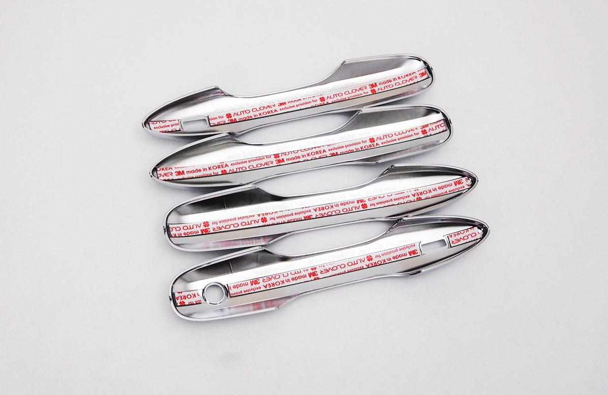Auto Clover Chrome Exterior Door Handle Covers Trim for Toyota Prius 2016+