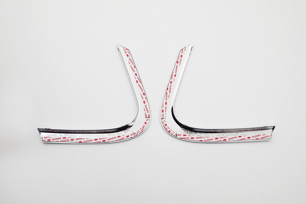 Auto Clover Chrome C Pillar Cover Trim Set for Kia Optima 2016+