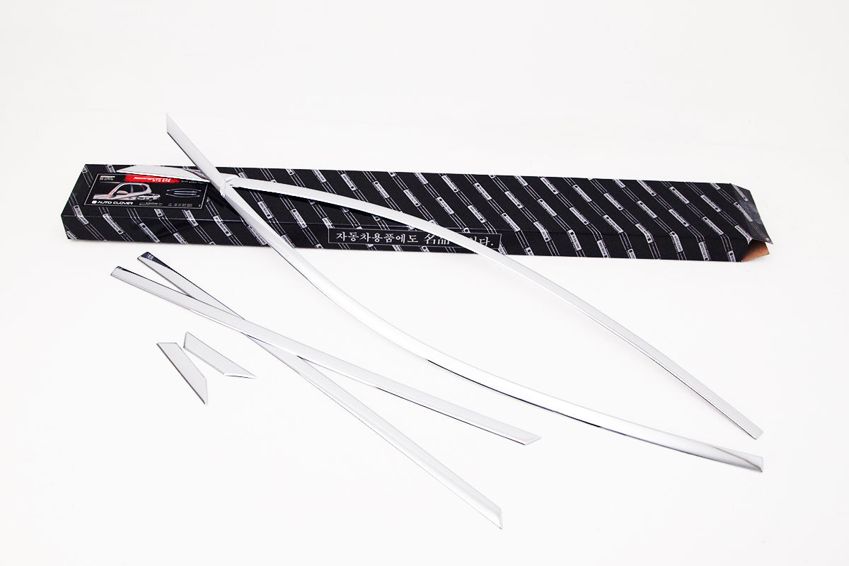 Auto Clover Chrome Side Window Top Frame Trim Set for Hyundai Tucson 2015 - 2020