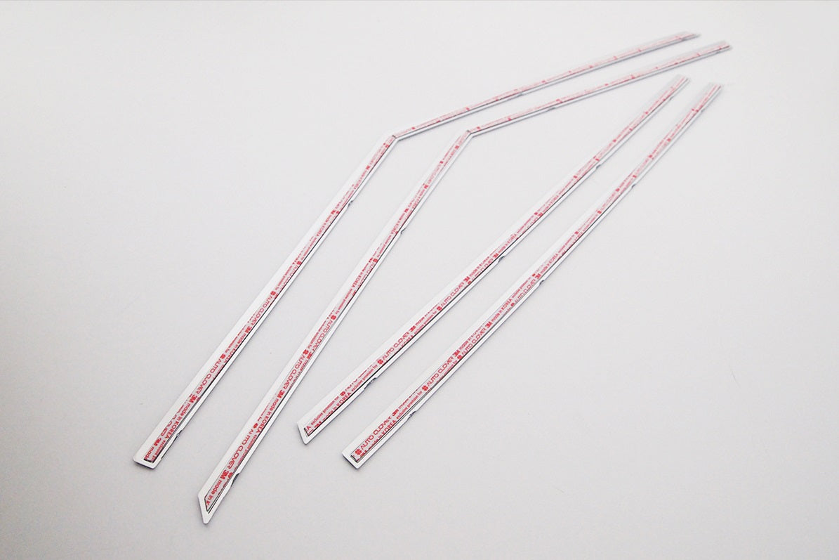 Auto Clover Chrome Side Window Top Frame Trim Cover for Ssangyong Tivoli 2014+