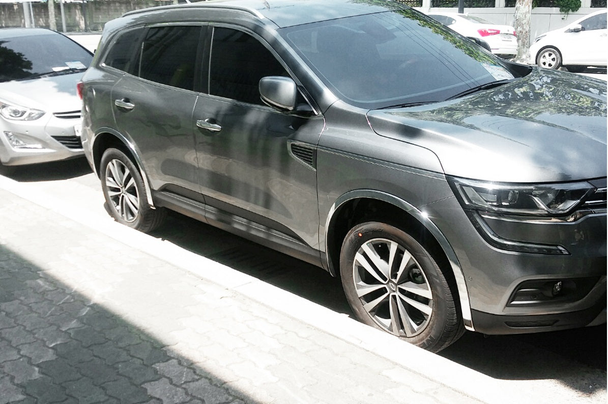 Auto Clover Chrome Fender Wheel Arch Trim Set for Renault Koleos 2016+