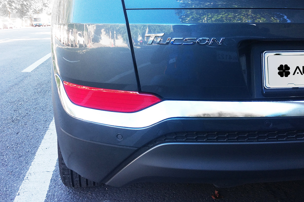 Auto Clover Chrome Front and Rear Bumper Trim Set for Hyundai Tucson 2015 - 2018