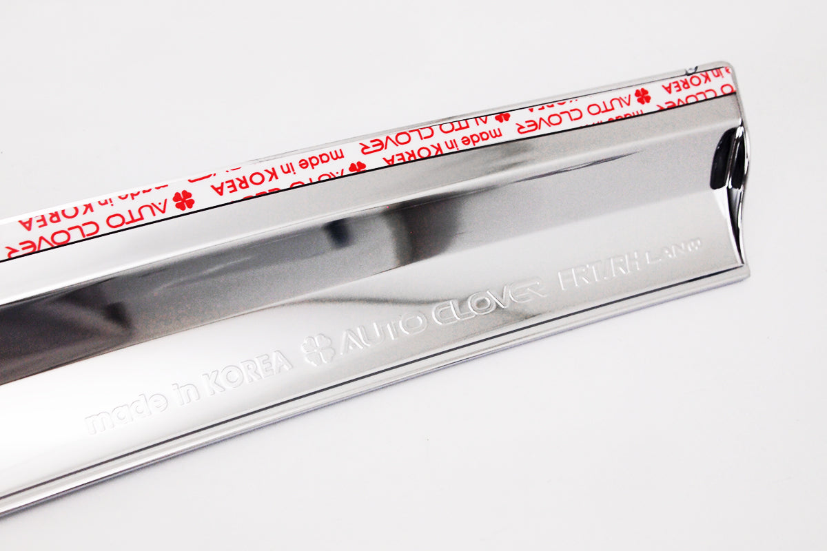 Auto Clover Chrome Wind Deflectors Mitsubishi Lancer Evo 7 8 9 2002 - 2007 (4pc)