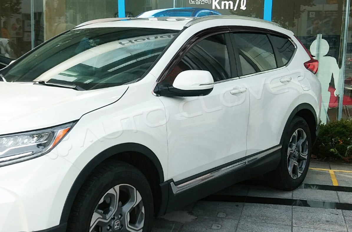 Auto Clover Wind Deflectors Set for Honda CRV 2018 - 2023 (6 pieces)