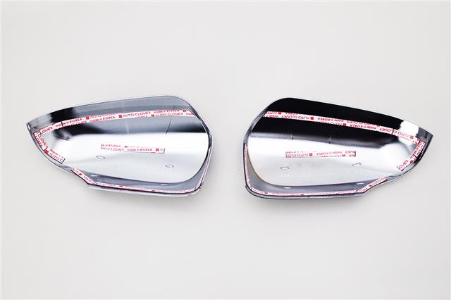 Auto Clover Chrome Wing Mirror Cover Trim Set for Toyota Yaris 2012 - 2019