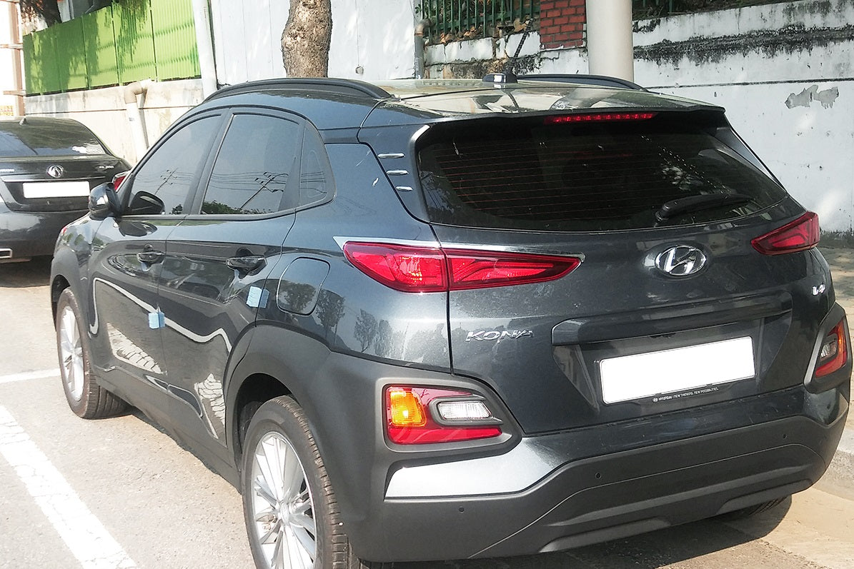 Auto Clover Chrome Rear Styling Trim Set for Hyundai Kona 2017 - 2023