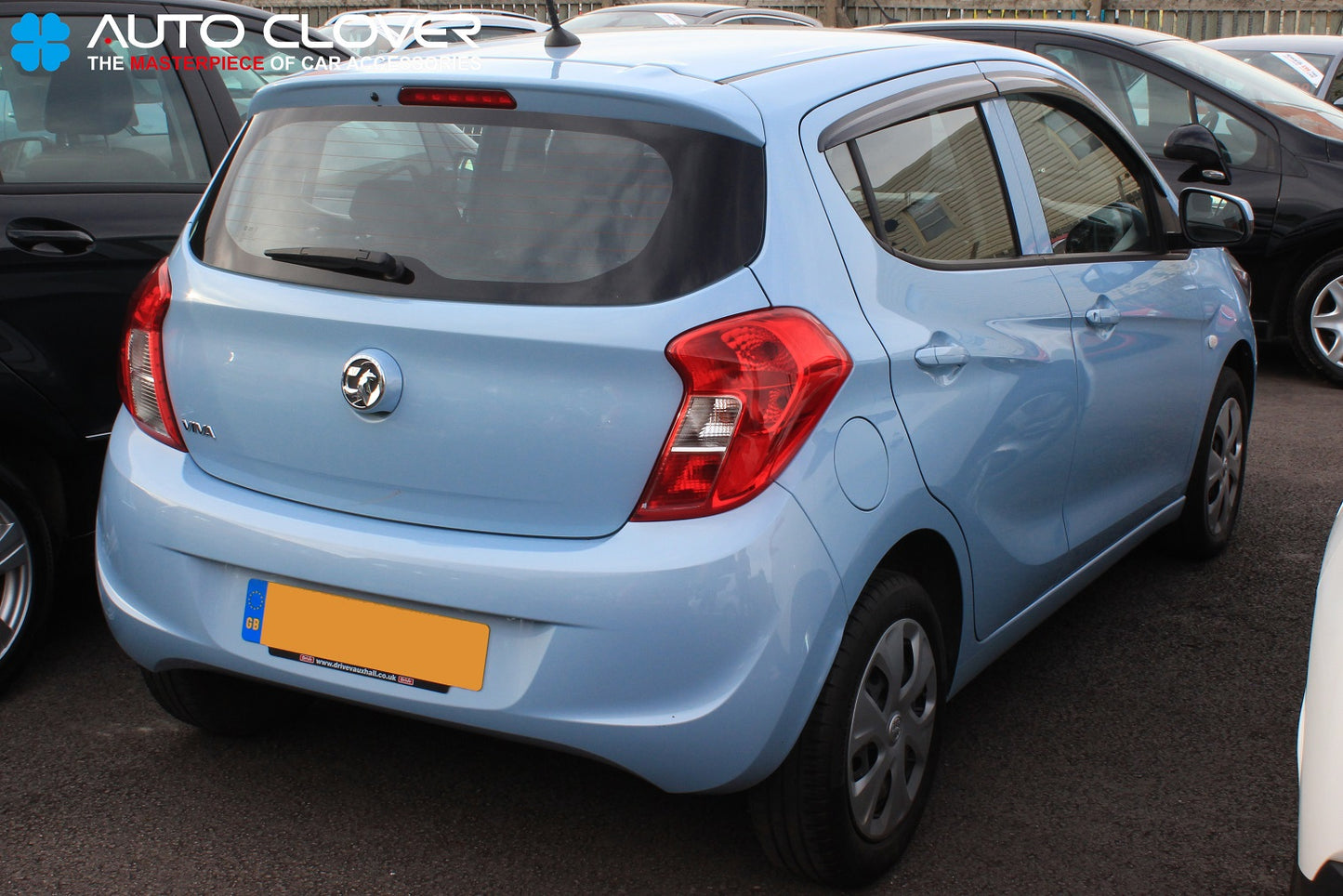 Auto Clover Wind Deflectors Set for Opel Karl (4 pieces)