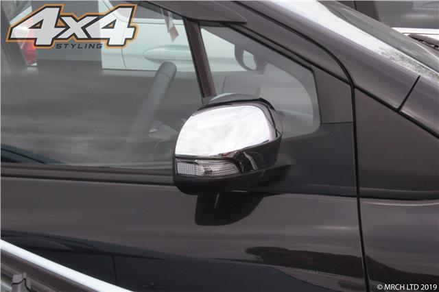 Auto Clover Chrome Wing Mirror Cover Trim Set for Toyota Yaris 2012 - 2019
