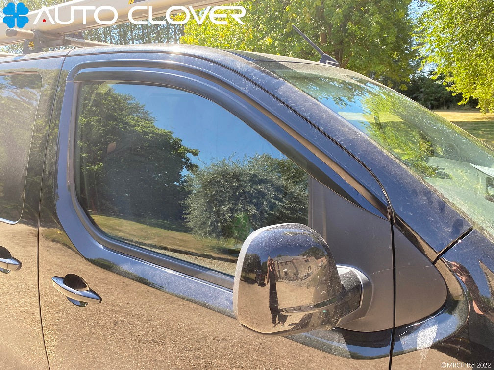 Auto Clover Wind Deflectors Set for Vauxhall Vivaro Life 2019+ (2 Piec