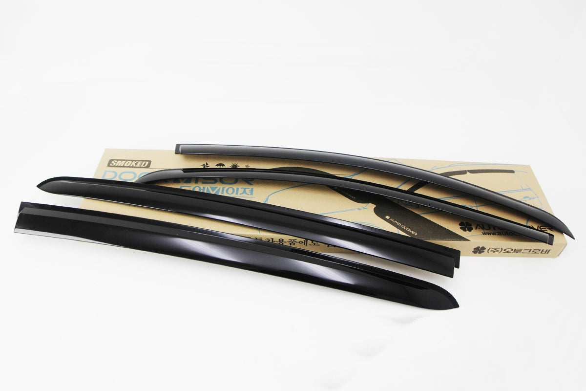 Auto Clover Wind Deflectors Set for Chevrolet Aveo 2011+ (4 pieces)