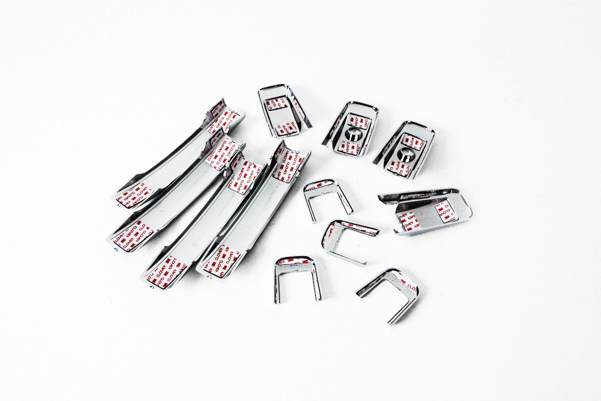 Auto Clover Chrome Exterior Door Handle Cover Trim for SsangYong Rexton 2002-13