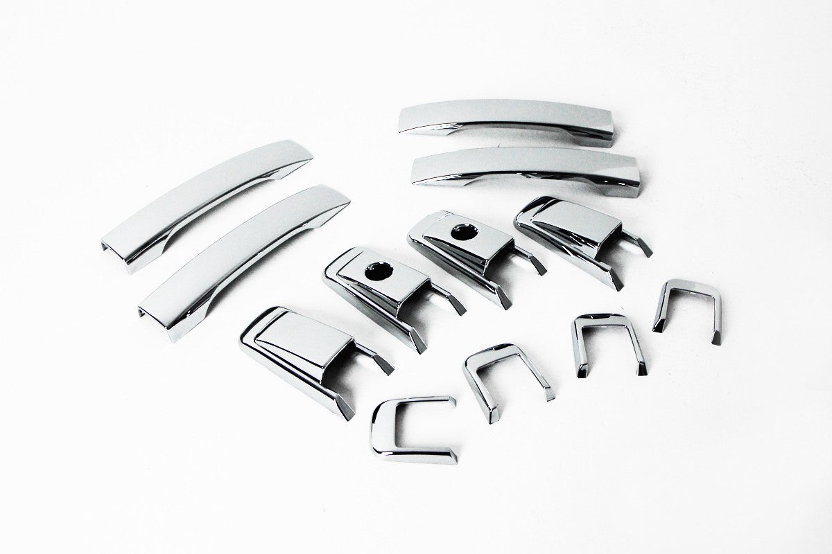 Auto Clover Chrome Exterior Door Handle Cover Trim for SsangYong Rexton 2002-13