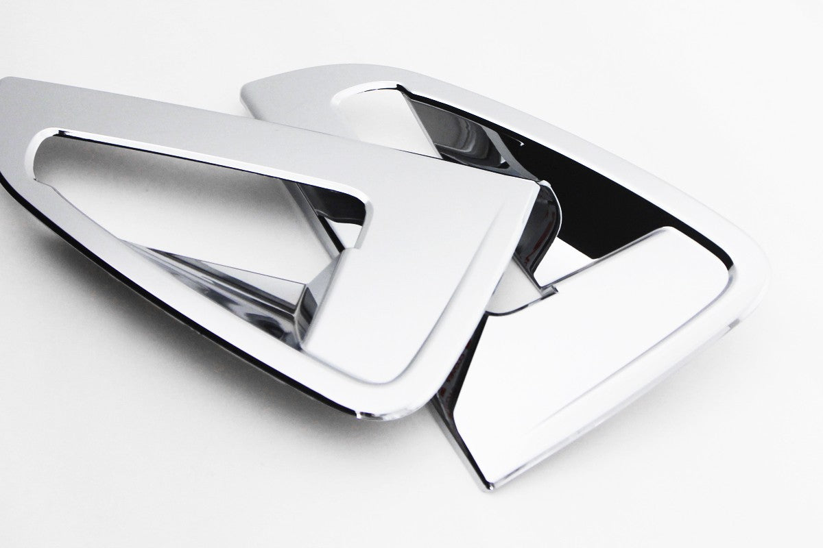 Auto Clover Chrome Door Handle Covers Trim Set for Chevrolet Spark 2010 - 2015