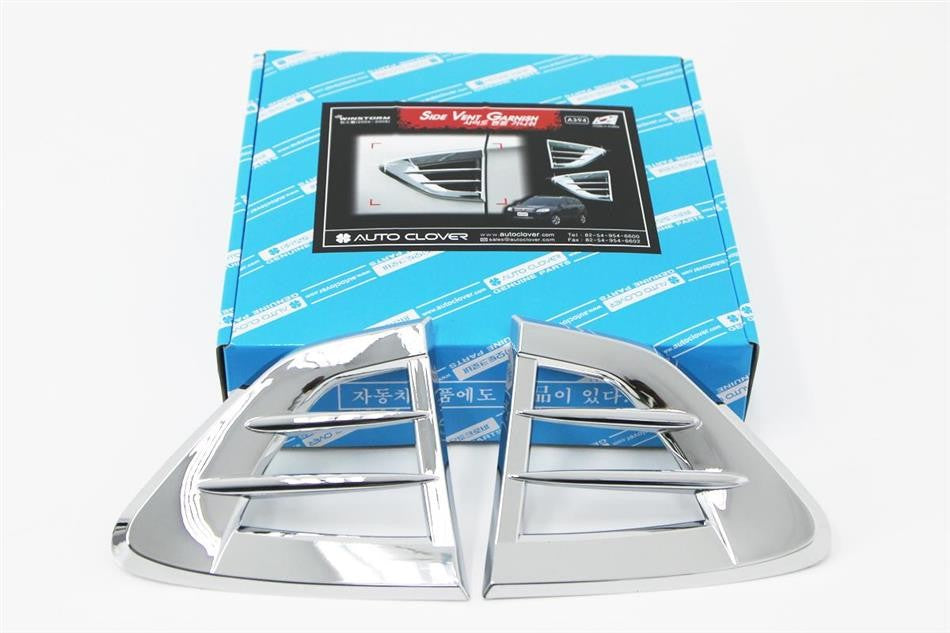 Auto Clover Chrome side vent cover trim set for Chevrolet Captiva 2007 - 2011